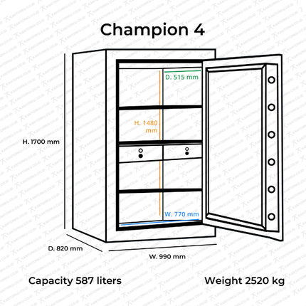 Bolden Champion brankas premium untuk dokumen dan uang – Kantorku.co.id