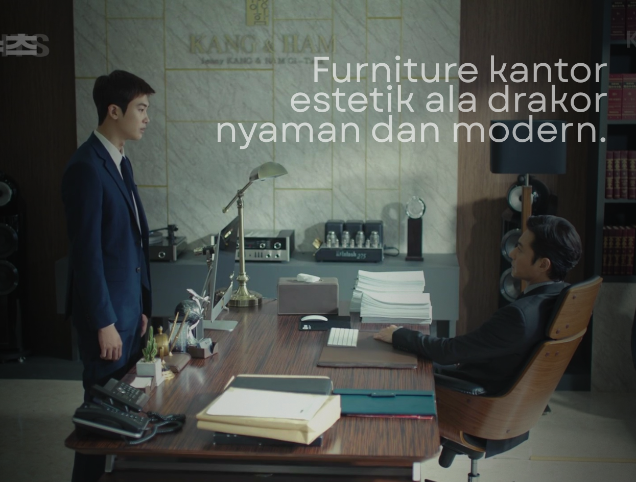Furniture Kantorku Bergaya Drakor: Kursi, Meja, dan Lemari ala Drama Korea