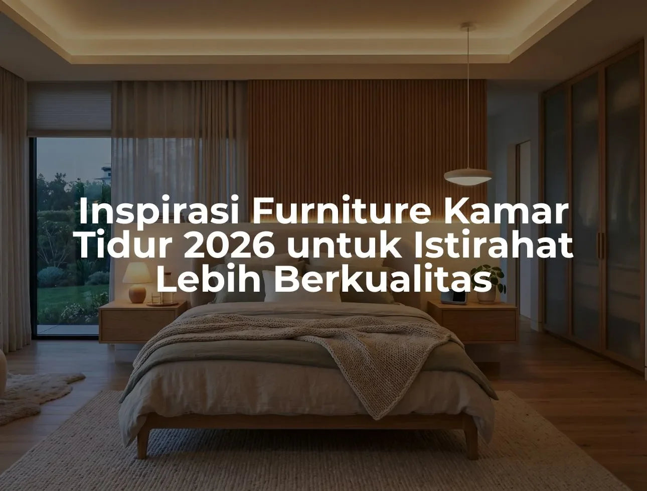 Inspirasi Furniture Kamar Tidur 2026 untuk Istirahat Lebih Berkualitas