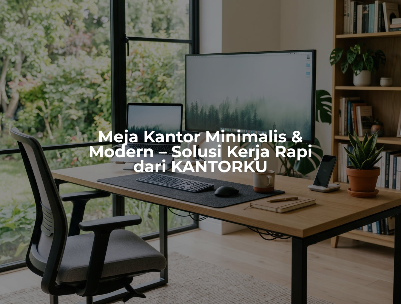 Meja Kantor Minimalis & Modern – Solusi Kerja Rapi dari KANTORKU