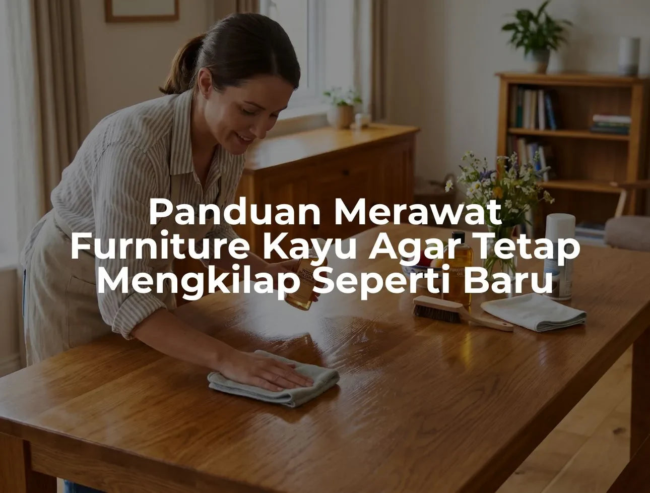 Panduan Merawat Furniture Kayu Agar Tetap Mengkilap Seperti Baru