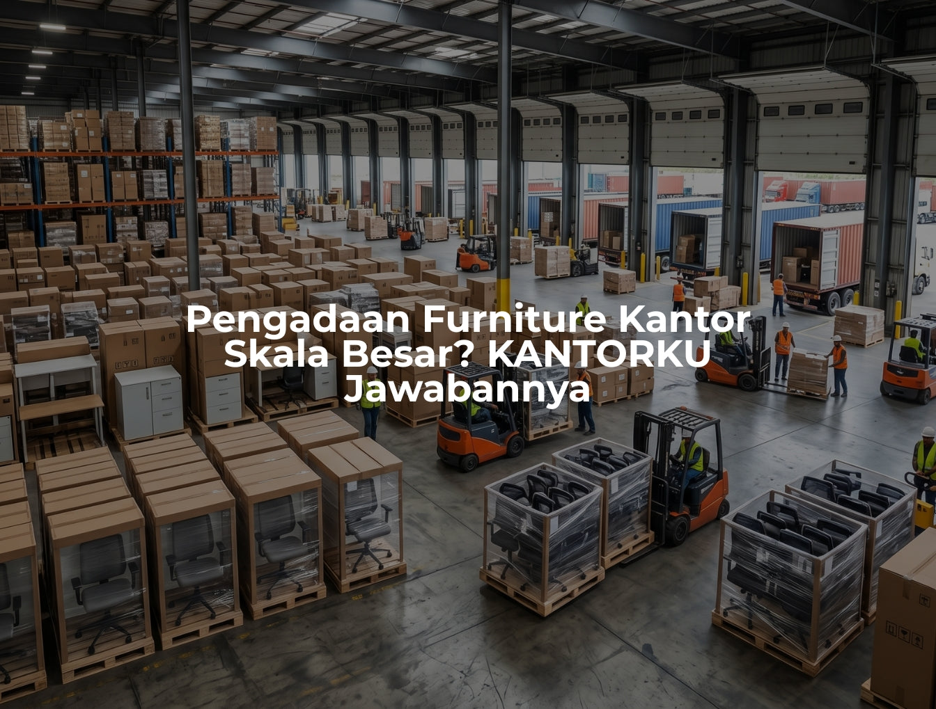 Pengadaan Furniture Kantor Skala Besar? KANTORKU Jawabannya