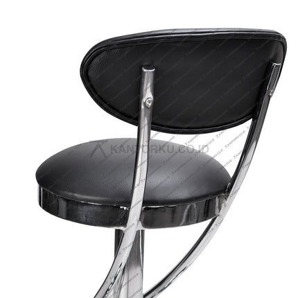 Kursi Bar Ergotec 015B hidrolik kaki chrome – Kantorku.co.id