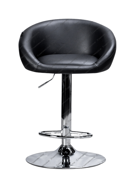 Kursi Bar Ergotec 016B, kursi nyaman dengan kaki chrome yang kokoh - Hanya di Kantorku!