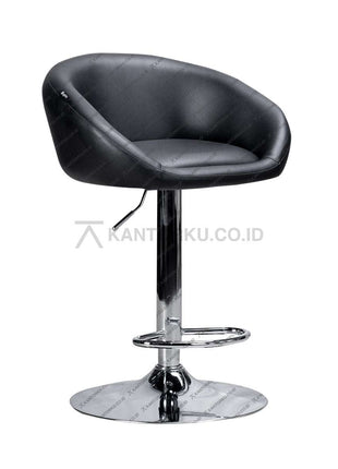 Kursi Bar Ergotec 016B, kursi nyaman dengan kaki chrome yang kokoh - Hanya di Kantorkudotcodotid