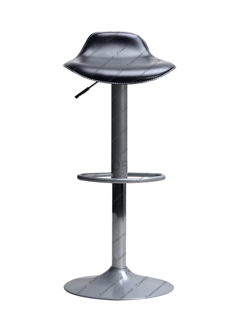 Kursi Bar Ergotec 026B dengan hidrolik dan kaki chrome – tersedia di Kantorku