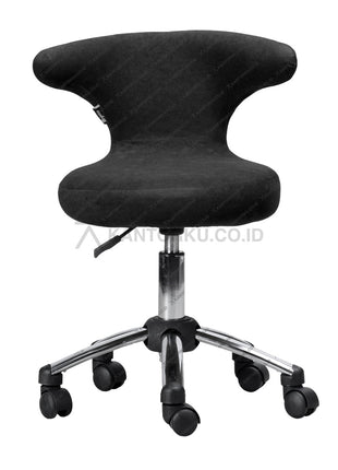 Kursi Bar Ergotec 108S hidrolik dengan kaki chrome elegan – tersedia di Kantorku.