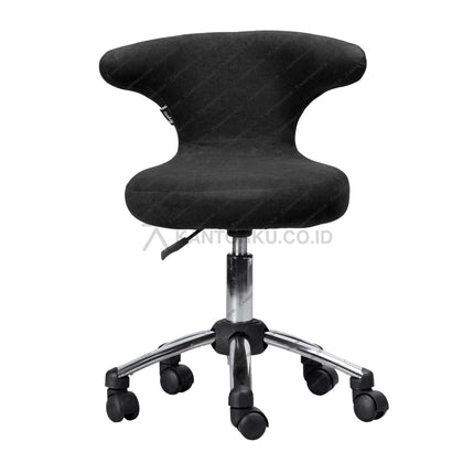 Kursi Bar Ergotec 108S hidrolik dengan kaki chrome elegan – tersedia di Kantorku.