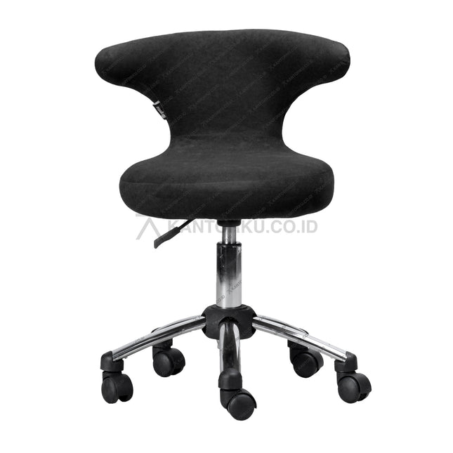 Kursi Bar Ergotec 108S hidrolik dengan kaki chrome elegan – tersedia di Kantorku.