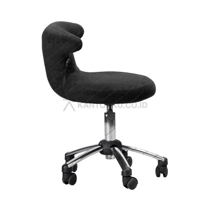 Kursi Bar Ergotec 108S hidrolik dengan kaki chrome elegan – tersedia di Kantorkudotcodotid