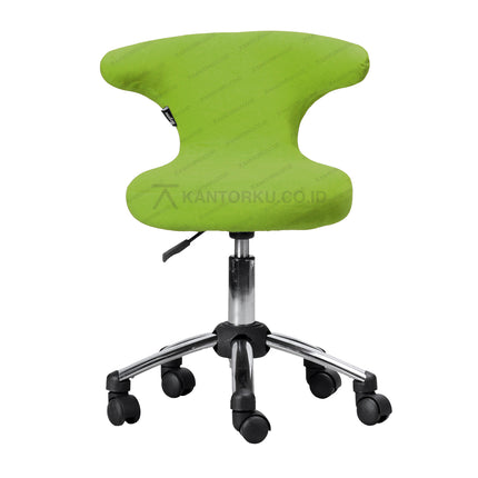 Kursi Bar Ergotec 108S hidrolik dengan kaki chrome elegan – tersedia di Kantorku.co.id