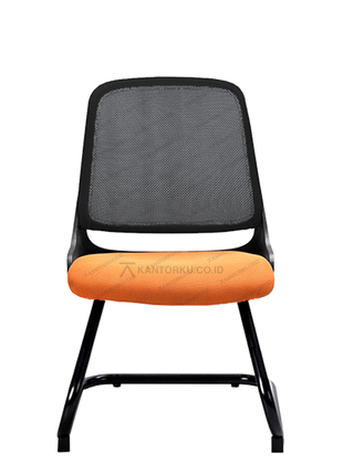 Kursi hadap Ergotec 774 U kaki cantilever elegan tanpa sandaran lengan Tersedia di Kantorku