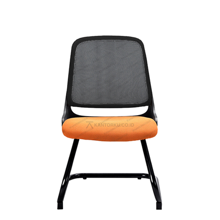 Kursi hadap Ergotec 774 U kaki cantilever elegan tanpa sandaran lengan Tersedia di Kantorku