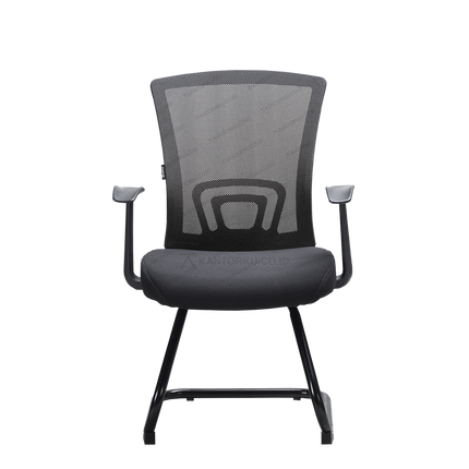 kursi hadap Ergotec 780U kursi meeting elegan kaki cantilever kokoh