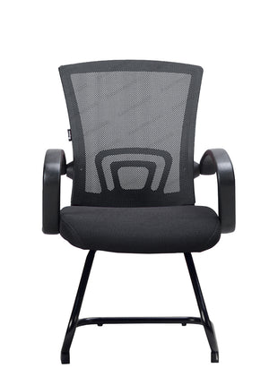 kursi hadap Ergotec 781U kursi meeting elegan kaki cantilever chrome