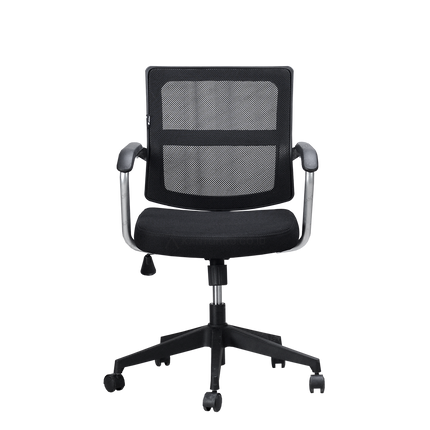 kursi staff Ergotec 867 X mesh fabric ergonomis kaki chrome modern