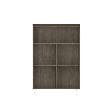 OR 009 lemari serbaguna elegan dengan rak terbuka dan pintu kaca – Tersedia di Kantorku