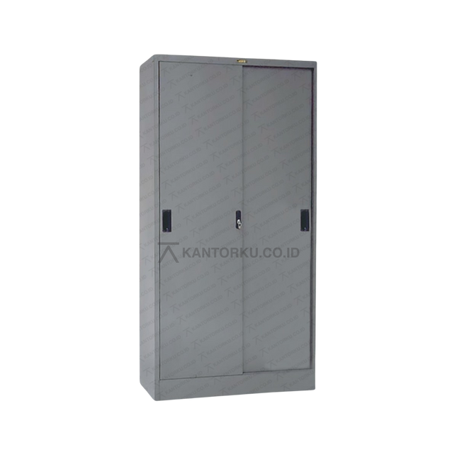Lemari Arsip Elite EL437 berbahan baja kokoh dengan pintu geser aman – kantorku