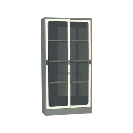 Lemari Arsip Elite EL438 rak arsip besi dengan kunci pengaman – kantorku.co.id