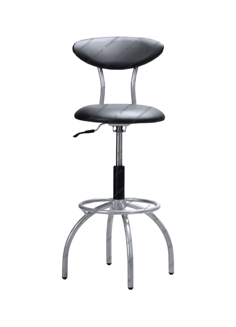 Ergotec 106B, kursi bar hidrolik dengan kaki baja powder coated – tampil elegan bersama Kantorku.