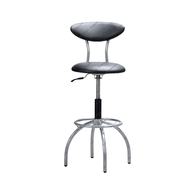 Ergotec 106B, kursi bar hidrolik dengan kaki baja powder coated – tampil elegan bersama Kantorku.