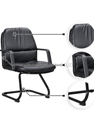 Kursi Kantor Ergonomis - Kursi Kerja desain Minimalis - Kursi Staff - Kursi Karyawan - KURSI TANPA sandaran lengan - desain elegan harga ramah di kantong - ERGOTEC - KANTORKU