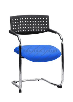 Kursi Kantor Ergonomis - Kursi Kerja desain Minimalis - Kursi Staff - Kursi Karyawan - KURSI TANPA RODA - Kursi Hadap - Kursi Tunggu - Kursi Visitor - Kursi Meeting kursi Rapat - desain elegan harga ramah di kantong - ERGOTEC - KANTORKU