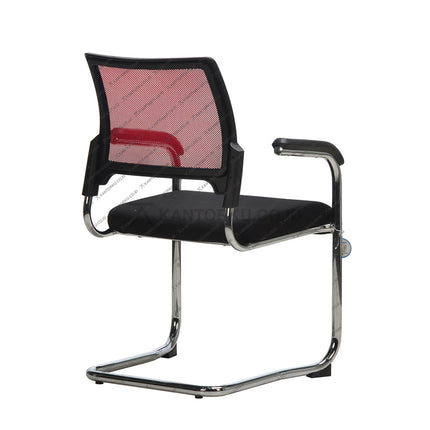 Kursi Kantor Ergonomis - Kursi Kerja desain Minimalis - Kursi Staff - Kursi Karyawan - KURSI TANPA RODA - Kursi Hadap - Kursi Tunggu - Kursi Visitor - Kursi Meeting kursi Rapat - desain elegan harga ramah di kantong - ERGOTEC - KANTORKU