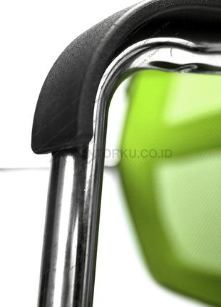 Kursi Kantor Ergonomis - Kursi Kerja desain Minimalis - Kursi Staff - Kursi Karyawan - KURSI TANPA RODA - Kursi Hadap - Kursi Tunggu - Kursi Visitor - Kursi Meeting kursi Rapat - desain elegan harga ramah di kantong - ERGOTEC - KANTORKU