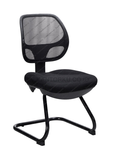 Kursi Kantor Ergonomis - Kursi Kerja desain Minimalis - Kursi Staff - Kursi Karyawan - KURSI TANPA RODA - Kursi Hadap - Kursi Tunggu - Kursi Visitor - Kursi Meeting kursi Rapat - desain elegan harga ramah di kantong - ERGOTEC - KANTORKU