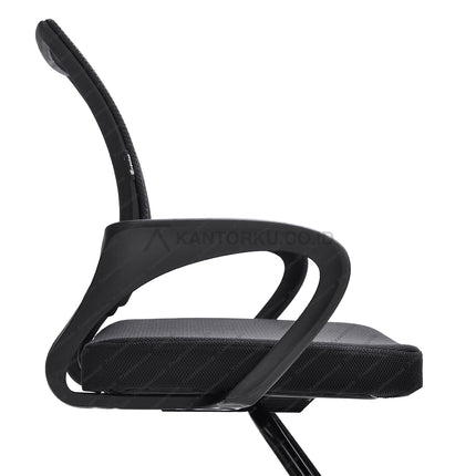 Kursi Kantor Ergonomis - Kursi Kerja desain Minimalis - Kursi Staff - Kursi Karyawan - KURSI TANPA RODA - Kursi Hadap - Kursi Tunggu - Kursi Visitor - Kursi Meeting kursi Rapat - desain elegan harga ramah di kantong - ERGOTEC - KANTORKU