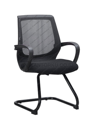 Kursi Kantor Ergonomis - Kursi Visitor sandaran jaring - Kursi Kerja desain Minimalis - Kursi Staff - Kursi Karyawan - KURSI TANPA RODA - Kursi Hadap - Kursi Tunggu - Kursi Visitor - Kursi Meeting kursi Rapat - desain elegan harga ramah di kantong - ERGOTEC - KANTORKU