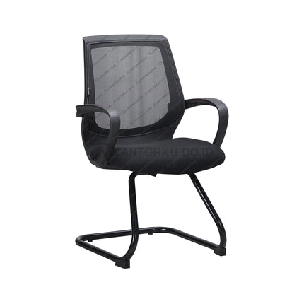 Kursi Kantor Ergonomis - Kursi Visitor sandaran jaring - Kursi Kerja desain Minimalis - Kursi Staff - Kursi Karyawan - KURSI TANPA RODA - Kursi Hadap - Kursi Tunggu - Kursi Visitor - Kursi Meeting kursi Rapat - desain elegan harga ramah di kantong - ERGOTEC - KANTORKU