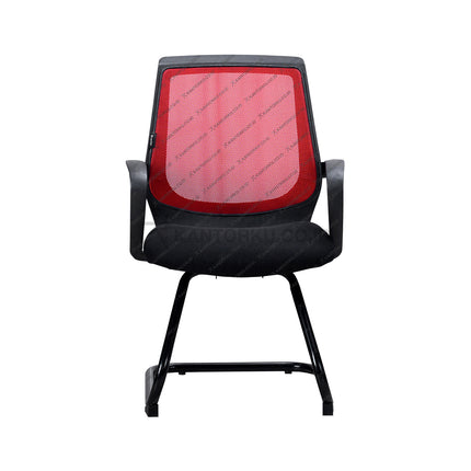 Kursi Kantor Ergonomis - Kursi Visitor sandaran jaring - Kursi Kerja desain Minimalis - Kursi Staff - Kursi Karyawan - KURSI TANPA RODA - Kursi Hadap - Kursi Tunggu - Kursi Visitor - Kursi Meeting kursi Rapat - desain elegan harga ramah di kantong - ERGOTEC - KANTORKU