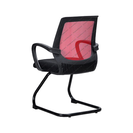 Kursi Kantor Ergonomis - Kursi Visitor sandaran jaring - Kursi Kerja desain Minimalis - Kursi Staff - Kursi Karyawan - KURSI TANPA RODA - Kursi Hadap - Kursi Tunggu - Kursi Visitor - Kursi Meeting kursi Rapat - desain elegan harga ramah di kantong - ERGOTEC - KANTORKU