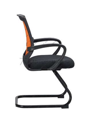 Kursi Kantor Ergonomis - Kursi Visitor sandaran jaring - Kursi Kerja desain Minimalis - Kursi Staff - Kursi Karyawan - KURSI TANPA RODA - Kursi Hadap - Kursi Tunggu - Kursi Visitor - Kursi Meeting kursi Rapat - desain elegan harga ramah di kantong - ERGOTEC - KANTORKU