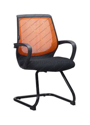 Kursi Kantor Ergonomis - Kursi Visitor sandaran jaring - Kursi Kerja desain Minimalis - Kursi Staff - Kursi Karyawan - KURSI TANPA RODA - Kursi Hadap - Kursi Tunggu - Kursi Visitor - Kursi Meeting kursi Rapat - desain elegan harga ramah di kantong - ERGOTEC - KANTORKU