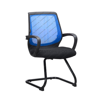 Kursi Kantor Ergonomis - Kursi Visitor sandaran jaring - Kursi Kerja desain Minimalis - Kursi Staff - Kursi Karyawan - KURSI TANPA RODA - Kursi Hadap - Kursi Tunggu - Kursi Visitor - Kursi Meeting kursi Rapat - desain elegan harga ramah di kantong - ERGOTEC - KANTORKU