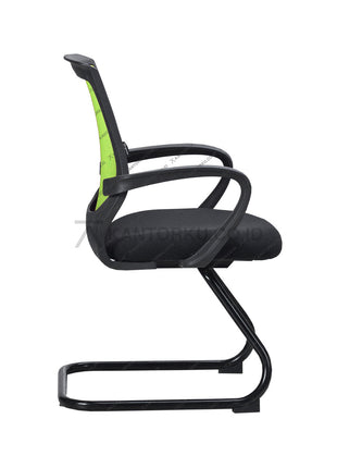 Kursi Kantor Ergonomis - Kursi Visitor sandaran jaring - Kursi Kerja desain Minimalis - Kursi Staff - Kursi Karyawan - KURSI TANPA RODA - Kursi Hadap - Kursi Tunggu - Kursi Visitor - Kursi Meeting kursi Rapat - desain elegan harga ramah di kantong - ERGOTEC - KANTORKU