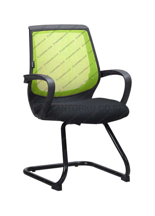 Kursi Kantor Ergonomis - Kursi Visitor sandaran jaring - Kursi Kerja desain Minimalis - Kursi Staff - Kursi Karyawan - KURSI TANPA RODA - Kursi Hadap - Kursi Tunggu - Kursi Visitor - Kursi Meeting kursi Rapat - desain elegan harga ramah di kantong - ERGOTEC - KANTORKU