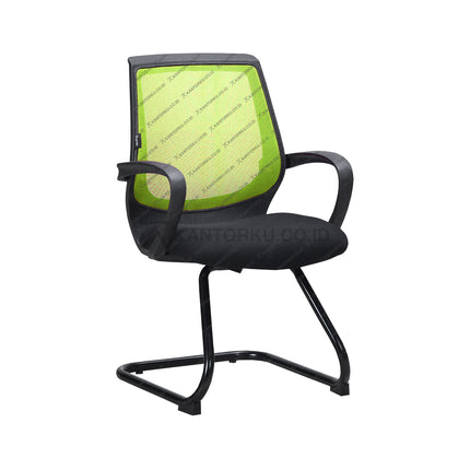 Kursi Kantor Ergonomis - Kursi Visitor sandaran jaring - Kursi Kerja desain Minimalis - Kursi Staff - Kursi Karyawan - KURSI TANPA RODA - Kursi Hadap - Kursi Tunggu - Kursi Visitor - Kursi Meeting kursi Rapat - desain elegan harga ramah di kantong - ERGOTEC - KANTORKU