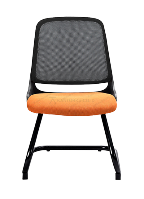 Kursi hadap Ergotec 774 U kaki cantilever elegan tanpa sandaran lengan Tersedia di Kantorku