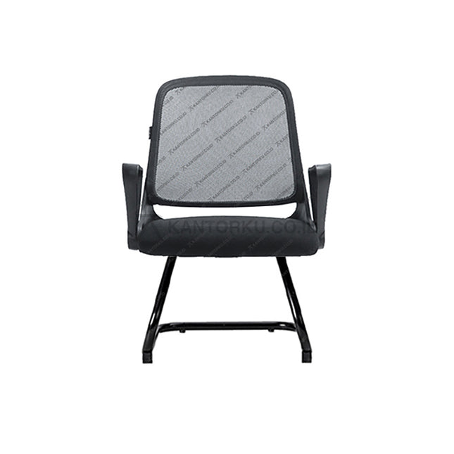 Kursi hadap Ergotec 775 U desain elegan kaki cantilever powder coated Tersedia di Kantorku
