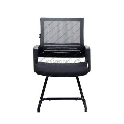 Kursi Kantor Ergonomis - Kursi Visitor sandaran jaring - Kursi Kerja desain Minimalis - Kursi Staff - Kursi Karyawan - KURSI TANPA RODA - Kursi Hadap - Kursi Tunggu - Kursi Visitor - Kursi Meeting kursi Rapat - desain elegan harga ramah di kantong - ERGOTEC 777 U - KANTORKU 