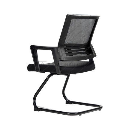 Kursi Kantor Ergonomis - Kursi Visitor sandaran jaring - Kursi Kerja desain Minimalis - Kursi Staff - Kursi Karyawan - KURSI TANPA RODA - Kursi Hadap - Kursi Tunggu - Kursi Visitor - Kursi Meeting kursi Rapat - desain elegan harga ramah di kantong - ERGOTEC 777 U - KANTORKU 