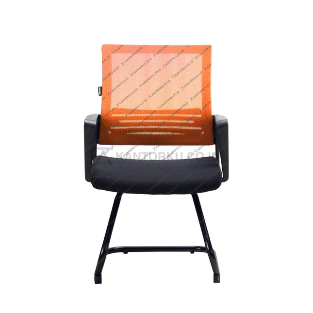 Kursi Kantor Ergonomis - Kursi Visitor sandaran jaring - Kursi Kerja desain Minimalis - Kursi Staff - Kursi Karyawan - KURSI TANPA RODA - Kursi Hadap - Kursi Tunggu - Kursi Visitor - Kursi Meeting kursi Rapat - desain elegan harga ramah di kantong - ERGOTEC 777 U - KANTORKU 