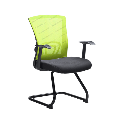 kursi hadap kantor Ergotec 780U rangka powder coating stabil