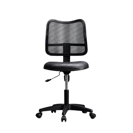Kursi kantor GE 6004 dengan rangka kaki chrome elegan dan fitur tilting control untuk kenyamanan kerja – Kantorku
