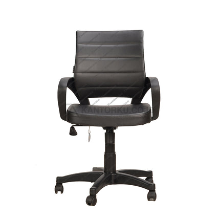 Kursi Kantor Ergonomis Ergotec 851 SJ -  - Kursi Tilting Control - Kursi Kerja desain Minimalis - Kursi Staff - Kursi Karyawan - kursi dengan roda, dan hidrolik - kursi dari bahan kulit desain elegan harga ramah di kantong - Kursi Kantor Ergotec 851SJ - KANTORKU
