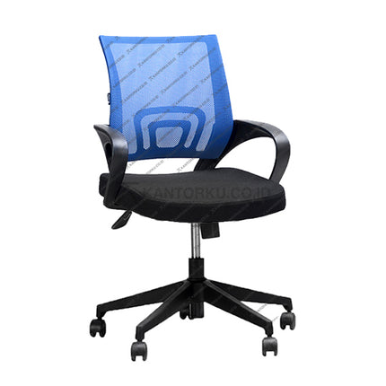 Kursi Kantor Ergonomis - Kursi Tilting Control - Kursi Kerja desain Minimalis - Kursi Staff - Kursi Karyawan - kursi dengan roda, dan hidrolik - kursi dari bahan kulit desain elegan harga ramah di kantong - Kursi Kantor Ergotec 851X - KANTORKU